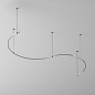 TRX154-2SR-D1500-PT Maytoni Busbar trunkings Flarity Шинопровод накладной/подвесной Платина — фото 5