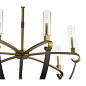 Artem 34" 7 Light Chandelier with Clear Glass Cylinders Natural Brass люстра 52016NBR Kichler — фото 4