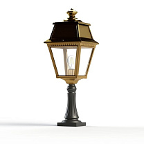 Avenue 2 N° 6; Clear glass E27 105W; Tinted lacquered brass