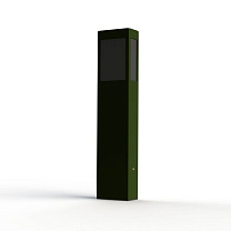Brick² N° 3; Black PMMA E27 23W; Fern green