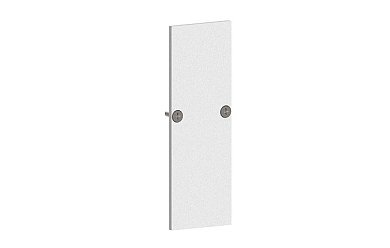 Комплектующая для трека 48 В Astro Lighting 48V Double Track End Cap матовый белый