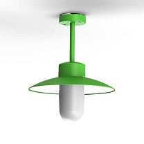Belcour N° 2; Frosted glass E27 60W; Green yellow