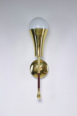 Ancora-VII Contemporary Brass Wall Light настенный светильник Jonathan Amar Studio Ancora VII