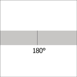 BL - CORNER 180° Delta Light PR BORDERLINE угловой профиль 180 градусов для монтажа
