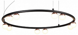 4320-10P Favourite Knopp подвесной светильник с кольцевым металлическим корпусом и LED-подсветкой