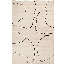 1104271102 Ferm Living Gesso ковер крупный белый с узором