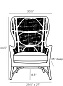 Nomad Chair мягкое сиденье Arteriors 5670