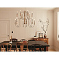 Karthe 12 Light Chandelier Beech and Brushed Nickel люстра 52472NI Kichler — фото 3