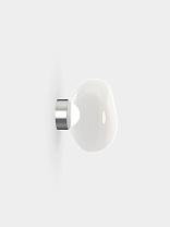 Настенный светильник Tom Dixon Melt Opal Mini - Опаловый полированный Поликарбонат с Серебро фурнитура