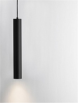 Sandy Black Aluminium LED GU10 1x10 Watt 100-240 Volt IP20 bulb excluded D: 5.5 H: 193cm