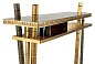 Siam Прямоугольный консольный стол из латуни Sicis
