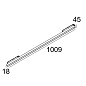 23305 9000 B Delta Light PR SPLITLINE M - Led Line He Soft 1 X 14,9W 930 Mdl B — фото 1