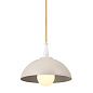 Fira 1 Light Pendant Greige, White and Natural Brass подвесной светильник 52476GRG Kichler — фото 3
