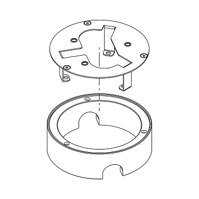 Проставка для наружной проводки Kreon Wabi KR743950