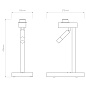 1433038 Venn Table Reader Astro lighting светильник для чтения матовый никель — фото 7