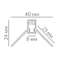 Угловой линейный светильник LINEAR 2323 UGL Led Technology — фото 1