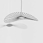 L0840203 VERTIGO Petite Friture Подвесной светильник геометрический сферический средний черно-белый — фото 1