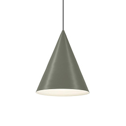 DINOR 1.0 Cement Grey + Signal White Wever Ducre Dinor подвесной светильник конусный