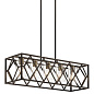 Solander 5 Light Linear Chandelier Olde Bronze люстра 82317 Kichler — фото 5