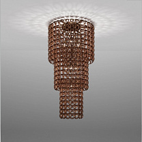 Потолочный светильник GIOGALI CA3 CRYSTAL COPPER MATT BRONZE 1 E27 CE