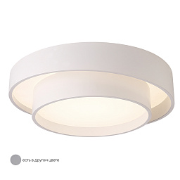 FLOR PL39W LED 4000K WH Crystal Lux FLOR потолочный накладной светильник круглой формы с белым рассеивателем