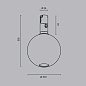 TR205-1-3W3K-B Maytoni Bubble Трековый светильник 3W 233лм Черный — фото 9