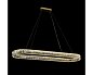 Подвесной светильник Newport Crystal 8242N/140 C oval euromat.gold — фото 2
