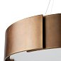 Люстра Arteriors Dante Medium, античная латунь и матовый рассеиватель — фото 7