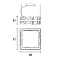 Подвесной светильник Ribbon Square Masiero — фото 8