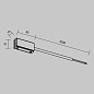 TRA200B-11B-100 Maytoni Accessories for tracks Flexity Комплектующие для систем освещения с токоведущими элементами Черный — фото 5