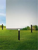 Sandy Black Aluminium LED 10 Watt 220-240 Volt 685 Lm 3000K IP65 D:8 H:80 cm (+20 cm spike)