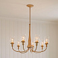 Melis 7 Light Chandelier Warm Maple  люстра 52469WMP Kichler — фото 5
