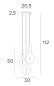 Подвесной светильник ARTEMIS M3 o20 Davidts lighting — фото 8