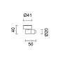 QX36 Palco Recessed iGuzzini Palco Framer Ø19 spotlight - surface - remote driver — фото 1