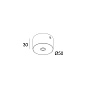 CEILING BASE 1 x PLUG-IN 48V B черный Delta Light ICP — фото 1