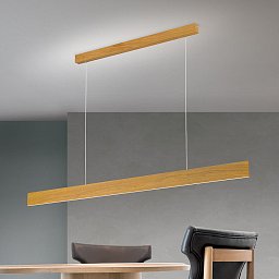 Подвесной светильник Gideon Orion, длина 146,5 см, дерево HL 6-1695 Holz