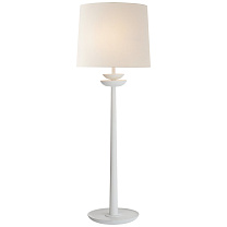Beaumont Medium Buffet Lamp белый с льняным абажуром