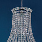 LU 2239/21/90 chrom Ambassador Orion крупная хрустальная люстра корзинного типа — фото 3