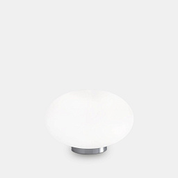 086804 Ideal lux Candy настольная лампа с полусферическим плафоном из матового стекла на металлическом основании