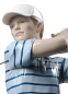 1009228 Lladro Golf Champion фарфоровая фигурка мужчины с клюшкой для гольфа — фото 2