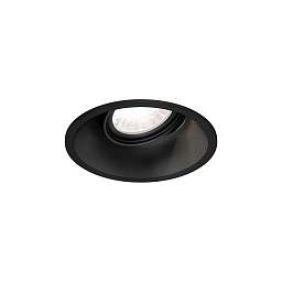 153361B5 Wever Ducre Deep Adjust Petit поворотный встраиваемый потолочный светильник с черным корпусом, LED 3000K