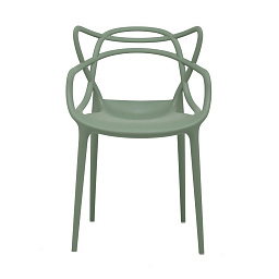 586514 Kartell Masters стул с переплетённой спинкой зеленого оттенка