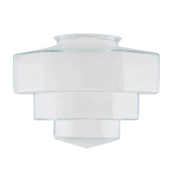 GL176 Mullan Lighting стеклянный плафон ступенчатой геометрической формы