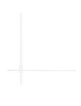 Triac Dimmable Sandy White Aluminium LED 20Watt 220-240Volt 1000Lm IP20 2700-3000-4000K CCT by Dip Switch L:76 W:9.5 H:80 cm