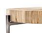 109032 Side Table Boylan petrified wood SIDE TABLES Eichholtz