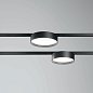 Магнитный трековый светильник Deva DISC 10W 3000K Ideal Lux 332864, черный — фото 7