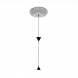 SE2566BINT Karman Moonbloom D40 BI SP дизайнерская люстра с двумя источниками света матовый чёрный — фото 1