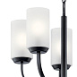 Kennewick 5 Light Chandelier Black люстра 52386BK Kichler — фото 4