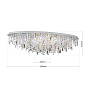 DLU 2517/120x45 chrom Crystalriver Orion потолочная хрустальная люстра — фото 6