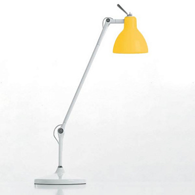 Rotaliana Luxy T1 настольный светильник с шарниром жёлтый; матовый белый 1LXT100563ER0
